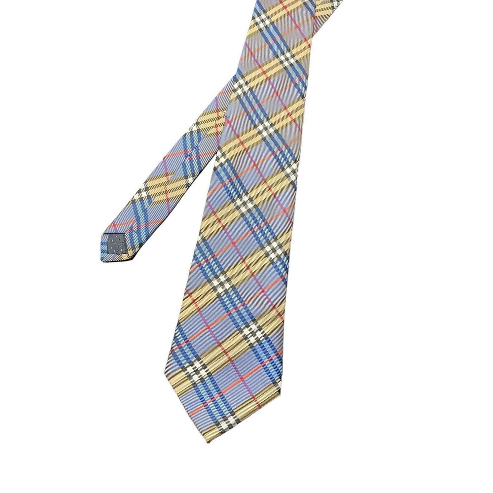 Men's Kai Long 100% Silk Multicolor Stripes Design Tie 4" X 58"‎